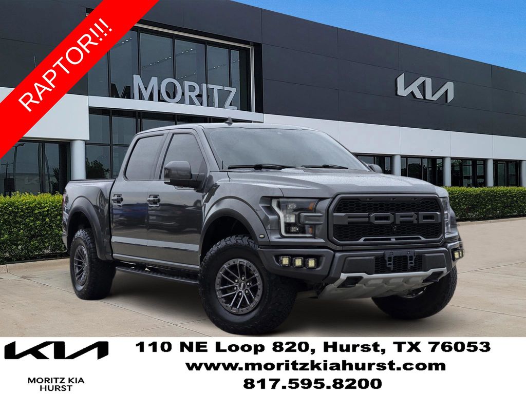 Gray (Magnetic) 2019 Ford F-150 Raptor SuperCrew 4WD Pickup Truck Four-Wheel Drive Automatic