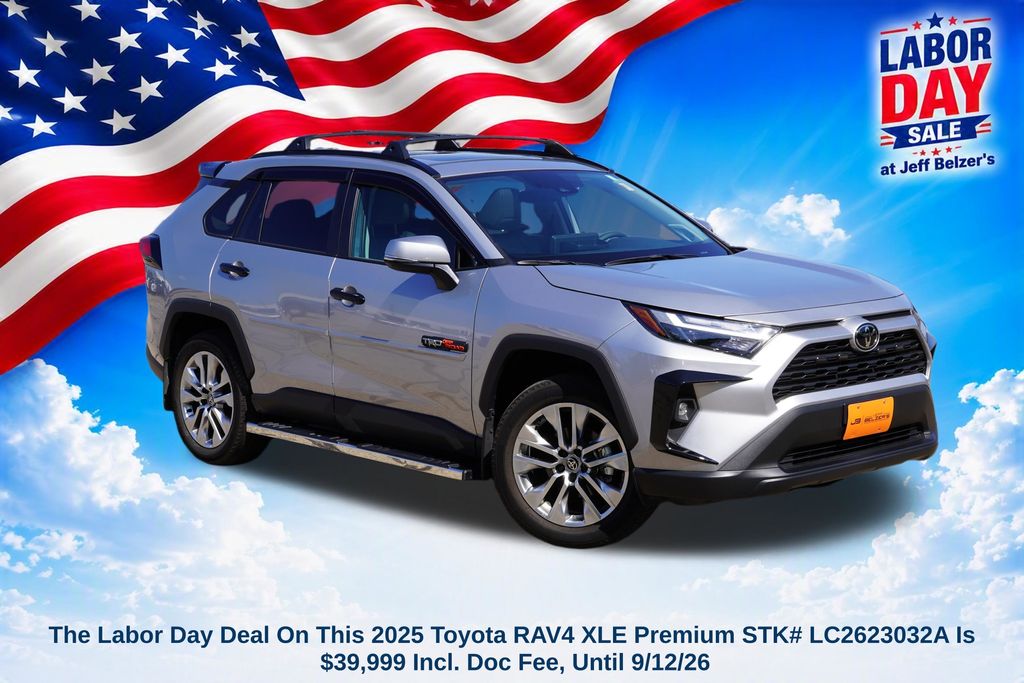 Silver Sky Metallic 2025 Toyota RAV4 SUV / Crossover All-Wheel Drive 8-Speed Automatic