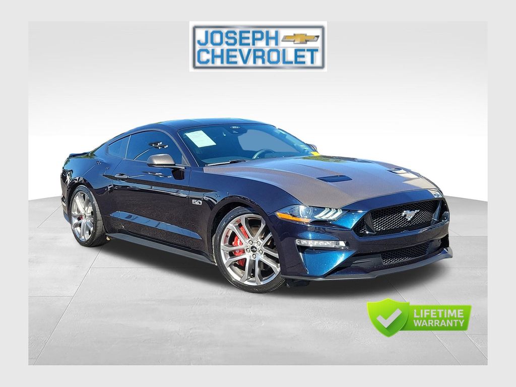 Blue Metallic 2021 Ford Mustang Coupe Rear-Wheel Drive Automatic