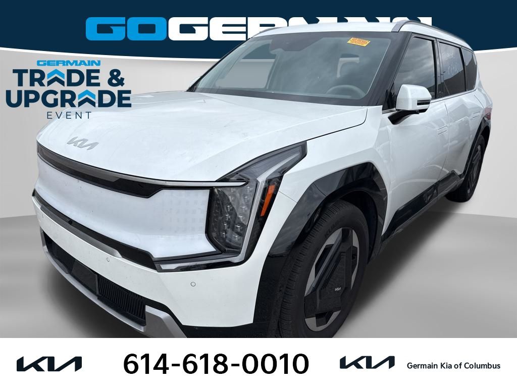 Snow White Pearl 2024 Kia EV9 Land AWD SUV / Crossover All-Wheel Drive 1-Speed Automatic