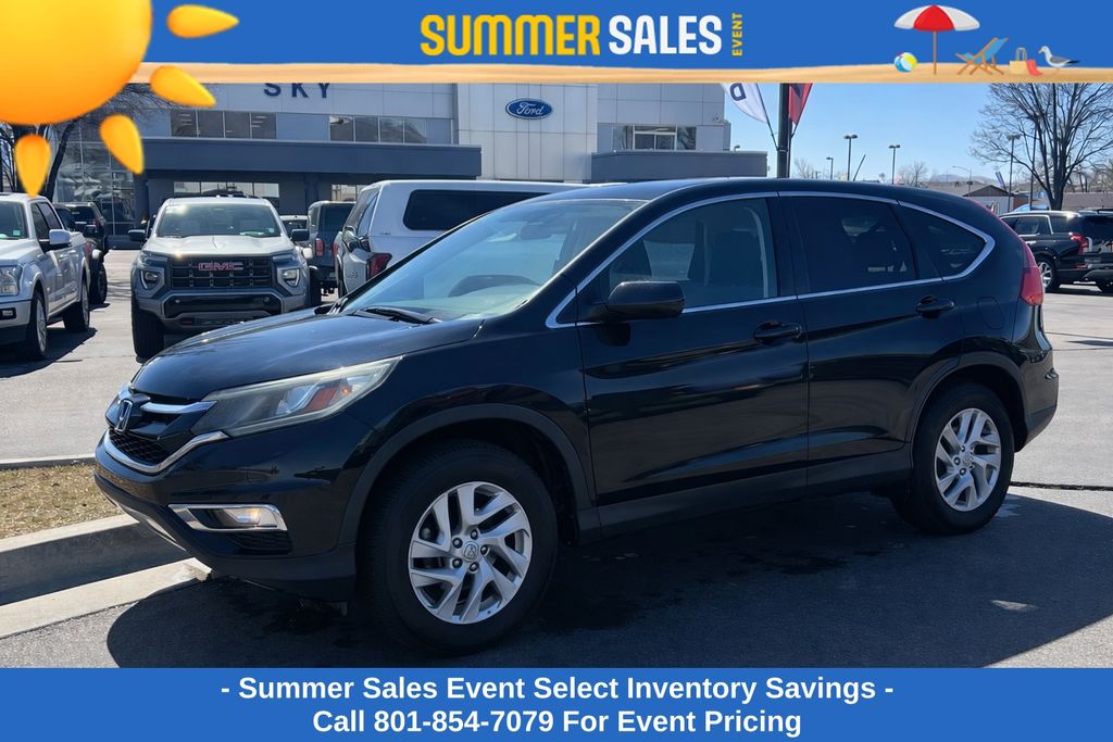 Black 2015 Honda CR-V EX AWD SUV / Crossover All-Wheel Drive Continuously Variable Transmission