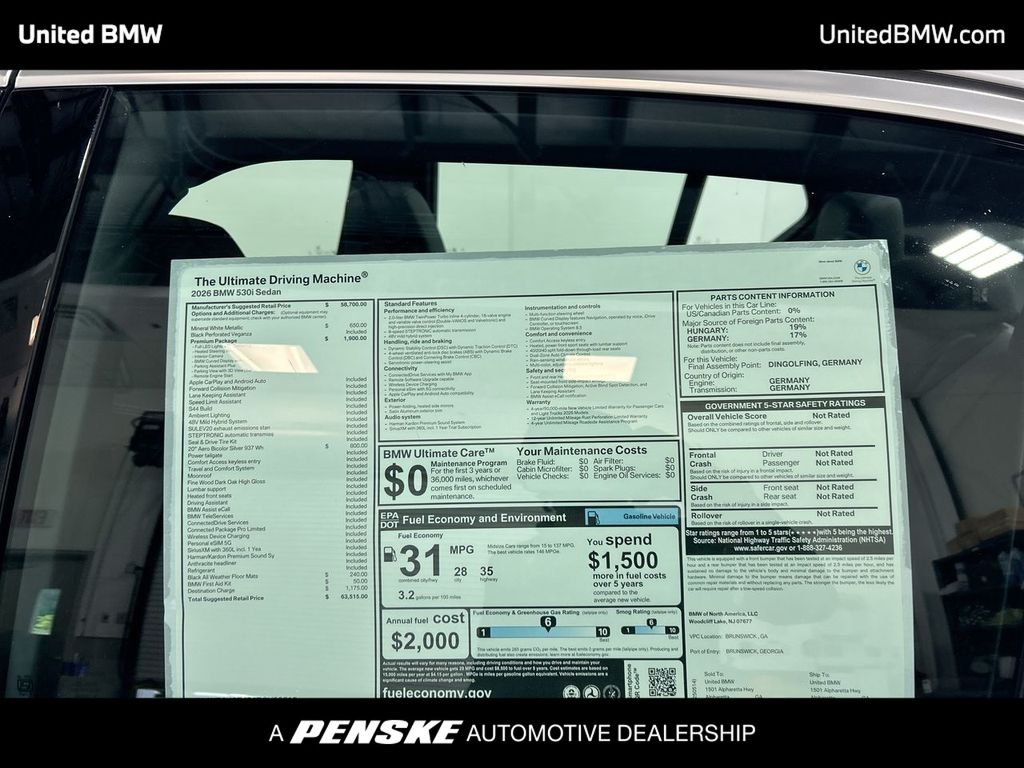 2026 BMW 5 Series 530i 23