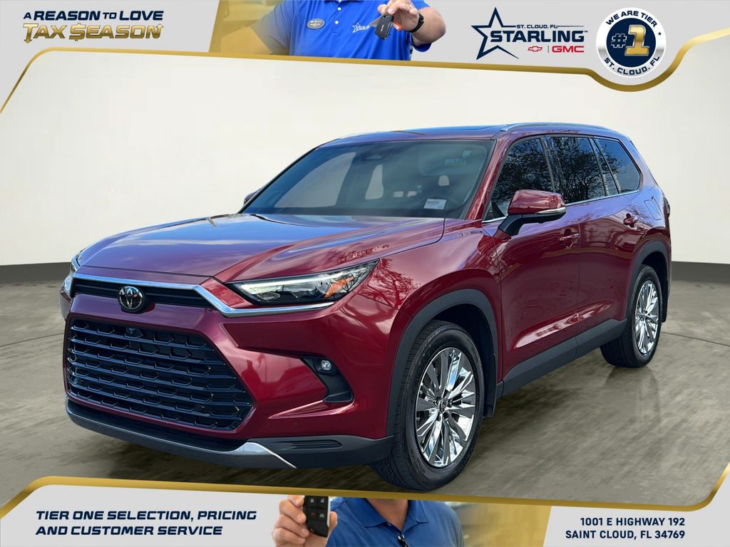 Red (Ruby Flare Pearl) 2025 Toyota Grand Highlander Platinum AWD SUV / Crossover All-Wheel Drive 8-Speed Automatic