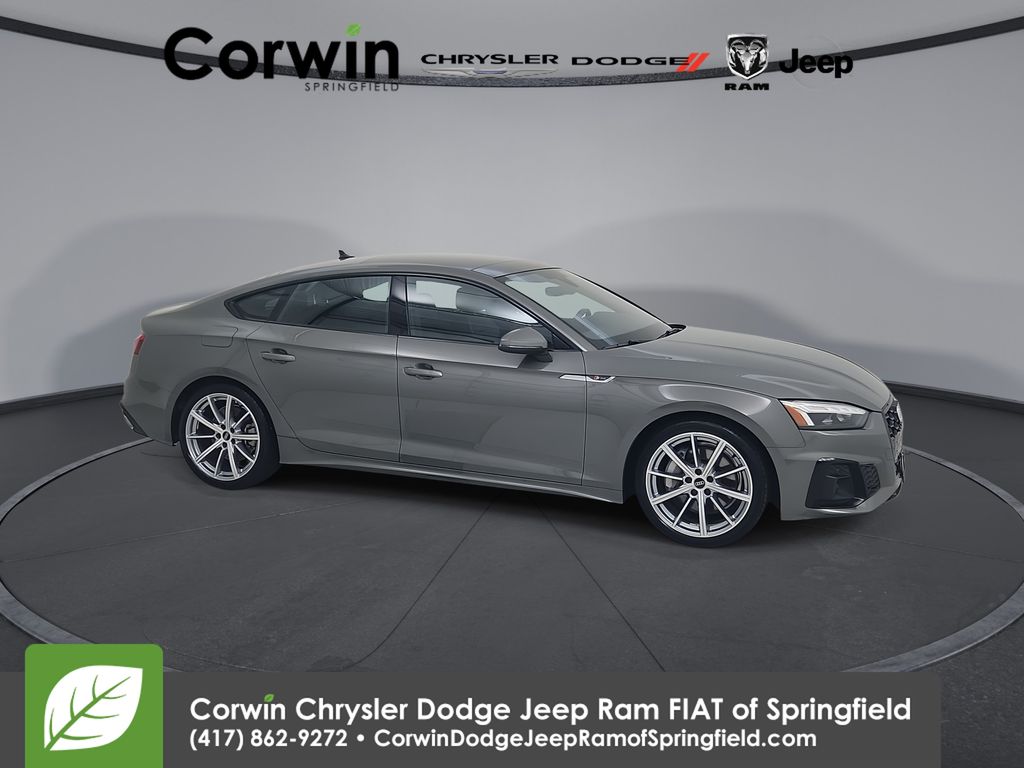 Black 2025 Audi A5 Sportback quattro Premium S Line 45 TFSI Sedan All-Wheel Drive 7-Speed Automatic