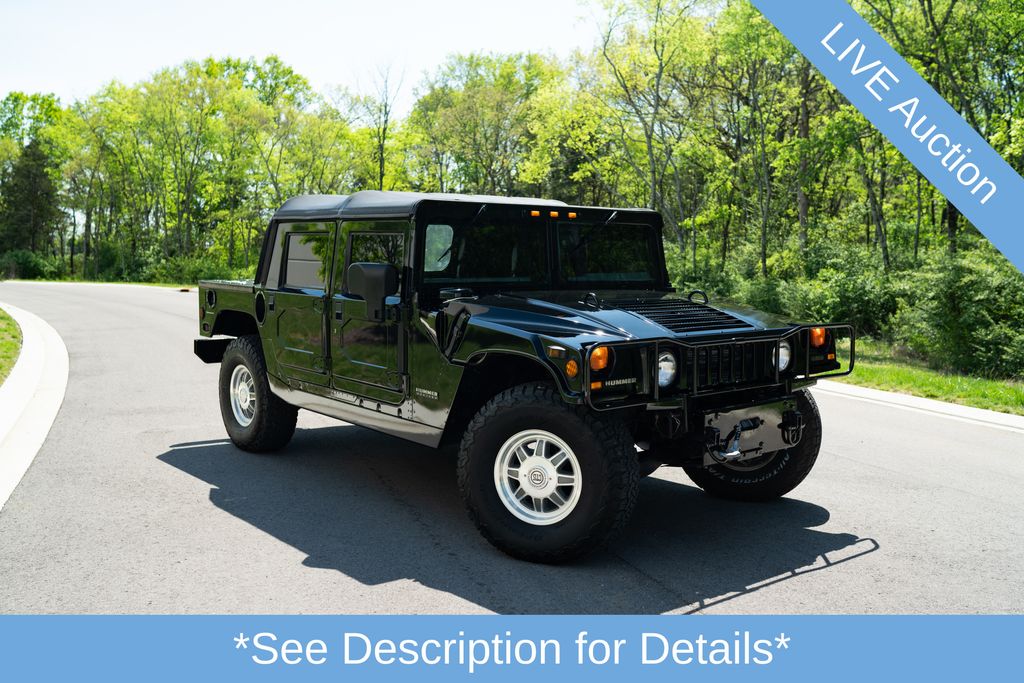 Black 2001 Hummer H1 4 Dr STD Turbodiesel 4WD SUV SUV / Crossover Four-Wheel Drive 4-Speed Automatic