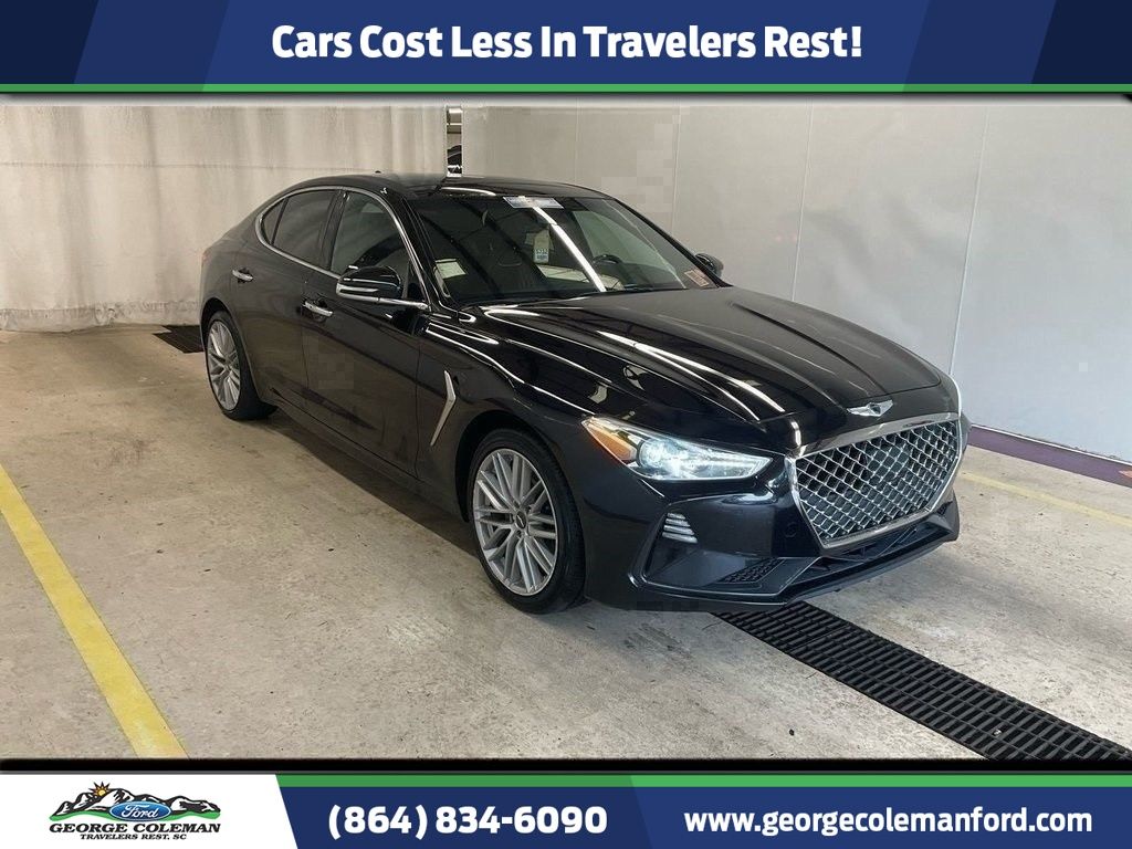 Vik Black 2020 Genesis G70 2.0T RWD Sedan Rear-Wheel Drive 8-Speed Automatic