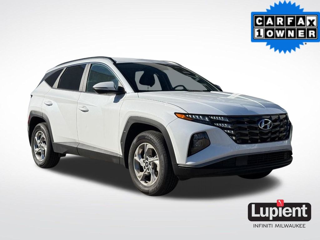 Serenity White Pearl 2023 Hyundai Tucson SUV / Crossover All-Wheel Drive 8-Speed Automatic