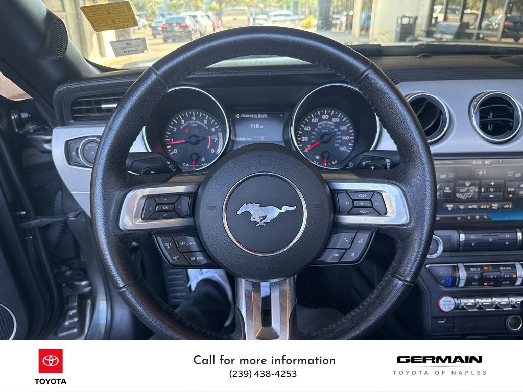 2015 Ford Mustang EcoBoost Premium Convertible photo 13