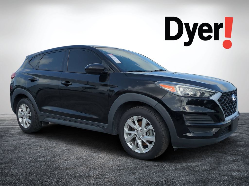 Black Noir Pearl 2020 Hyundai Tucson SUV / Crossover All-Wheel Drive 6-Speed Automatic