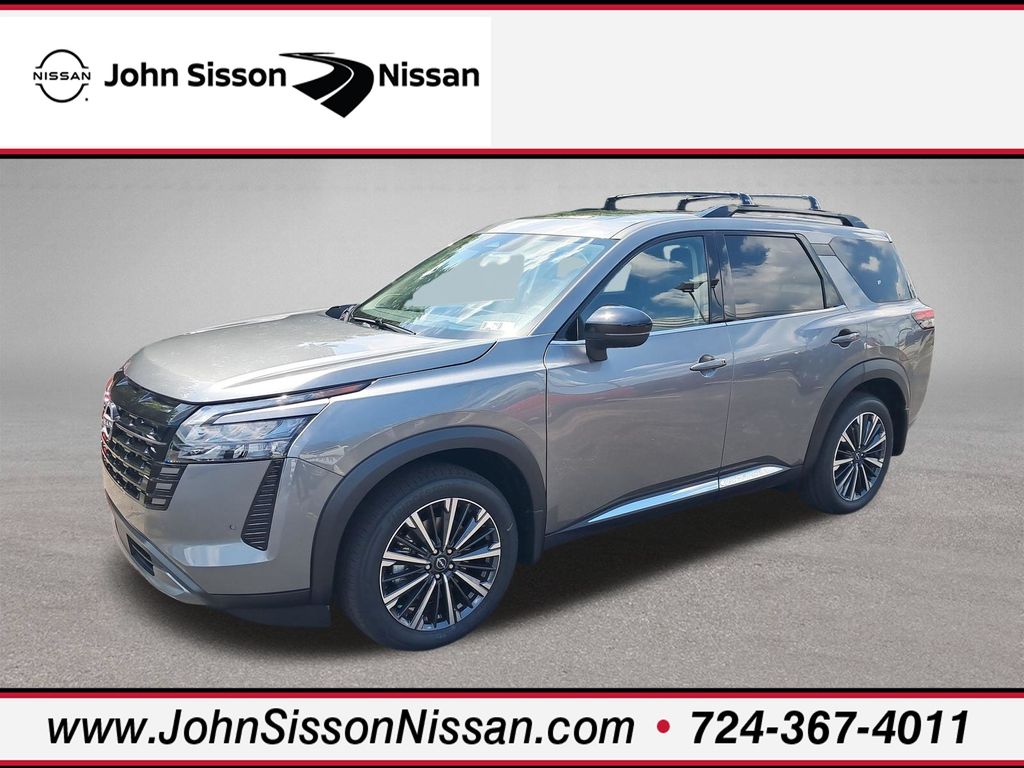 2026 Nissan Pathfinder Platinum Gray at John Sisson Motors