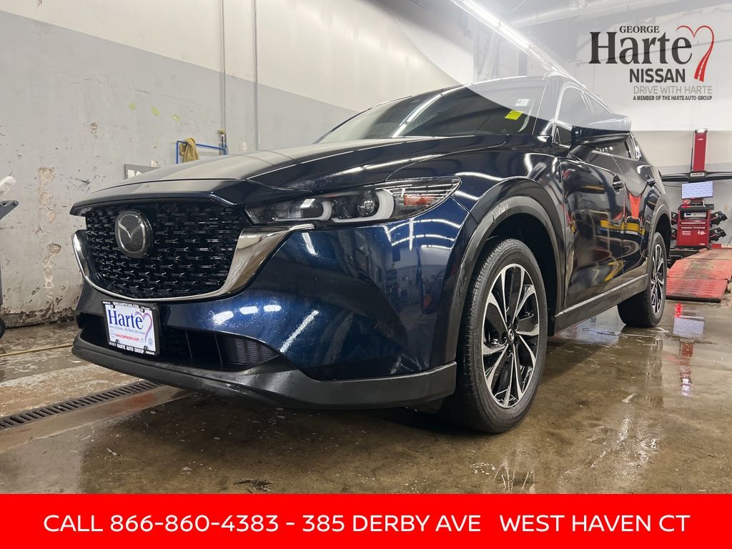 Crystal Blue 2023 Mazda CX-5 2.5 S Premium Plus AWD SUV / Crossover All-Wheel Drive 6-Speed Automatic