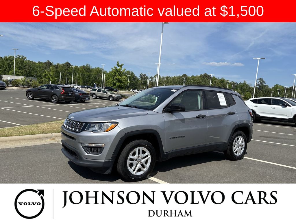 Billet Silver Metallic Clearcoat 2018 Jeep Compass Sport FWD SUV / Crossover Front-Wheel Drive 6-Speed Automatic