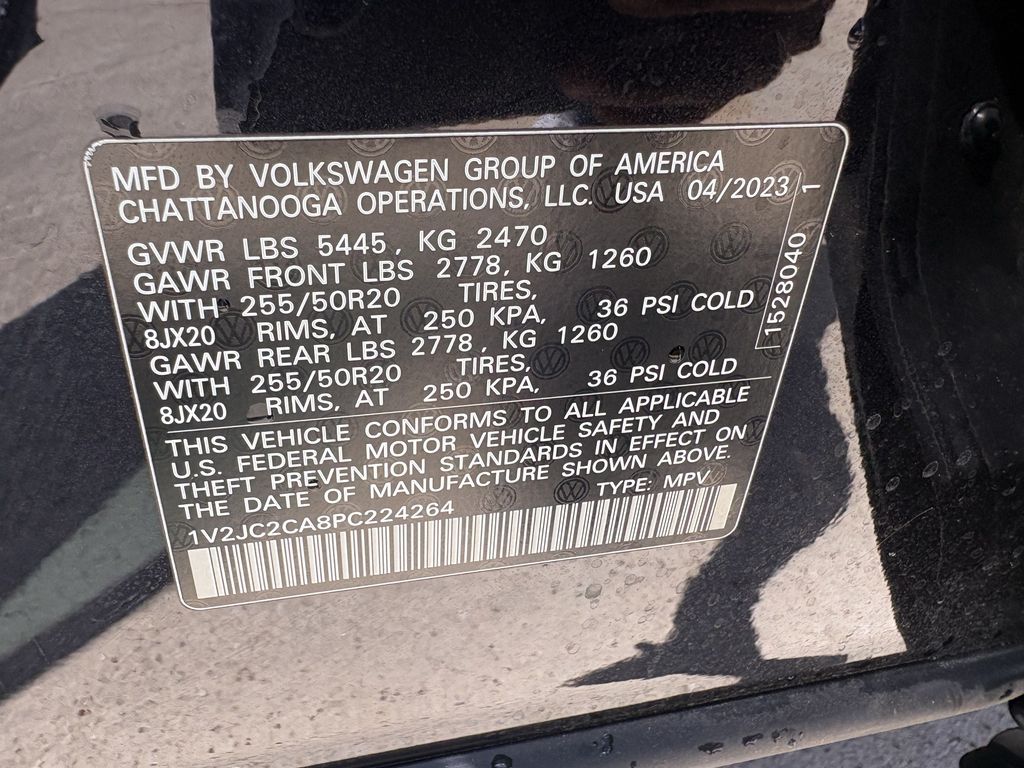 2023 Volkswagen Atlas Cross Sport 2.0T SE w/Technology Black at DeMontrond Auto Country