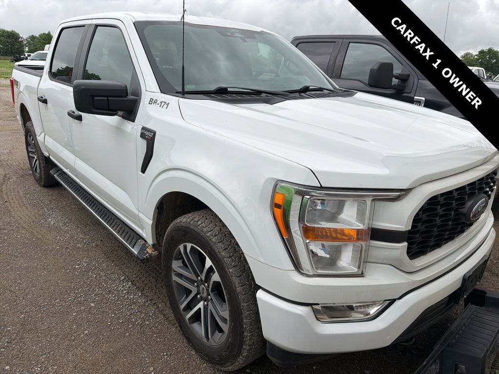 Oxford White 2022 Ford F-150 XL SuperCrew 4WD Pickup Truck Four-Wheel Drive Automatic