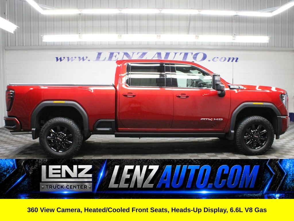 Volcanic Red Tintcoat 2025 GMC Sierra 2500HD Pickup Truck Four-Wheel Drive Automatic