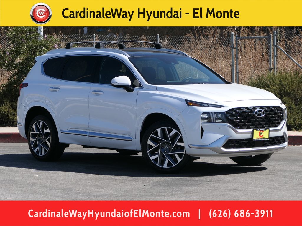 Serenity White Pearl 2022 Hyundai Santa Fe SUV / Crossover All-Wheel Drive Automatic