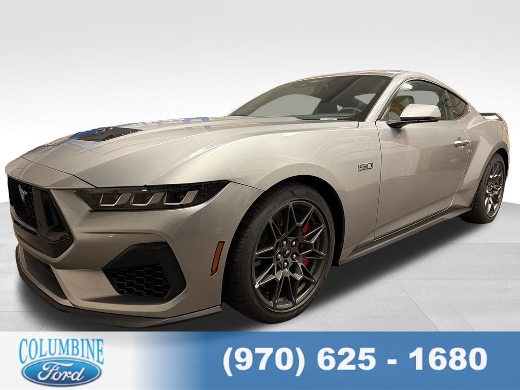 Silver Metallic 2025 Ford Mustang Coupe Rear-Wheel Drive Automatic