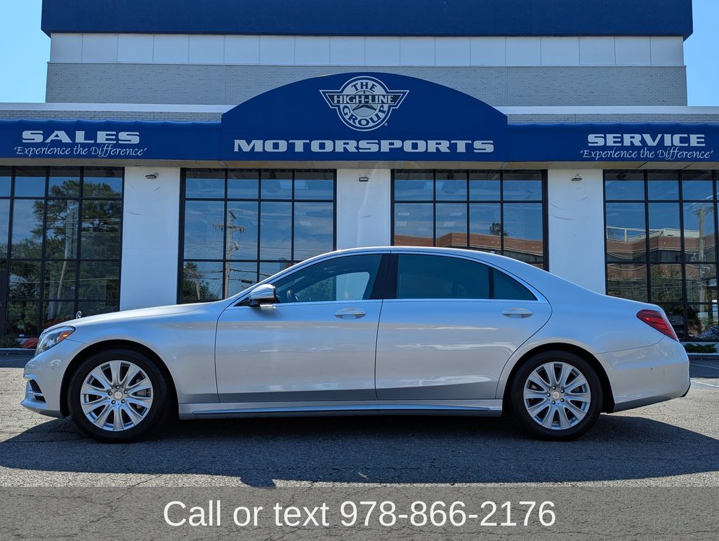 Iridium Silver Metallic 2016 Mercedes-Benz S-Class Sedan All-Wheel Drive 7-Speed Automatic