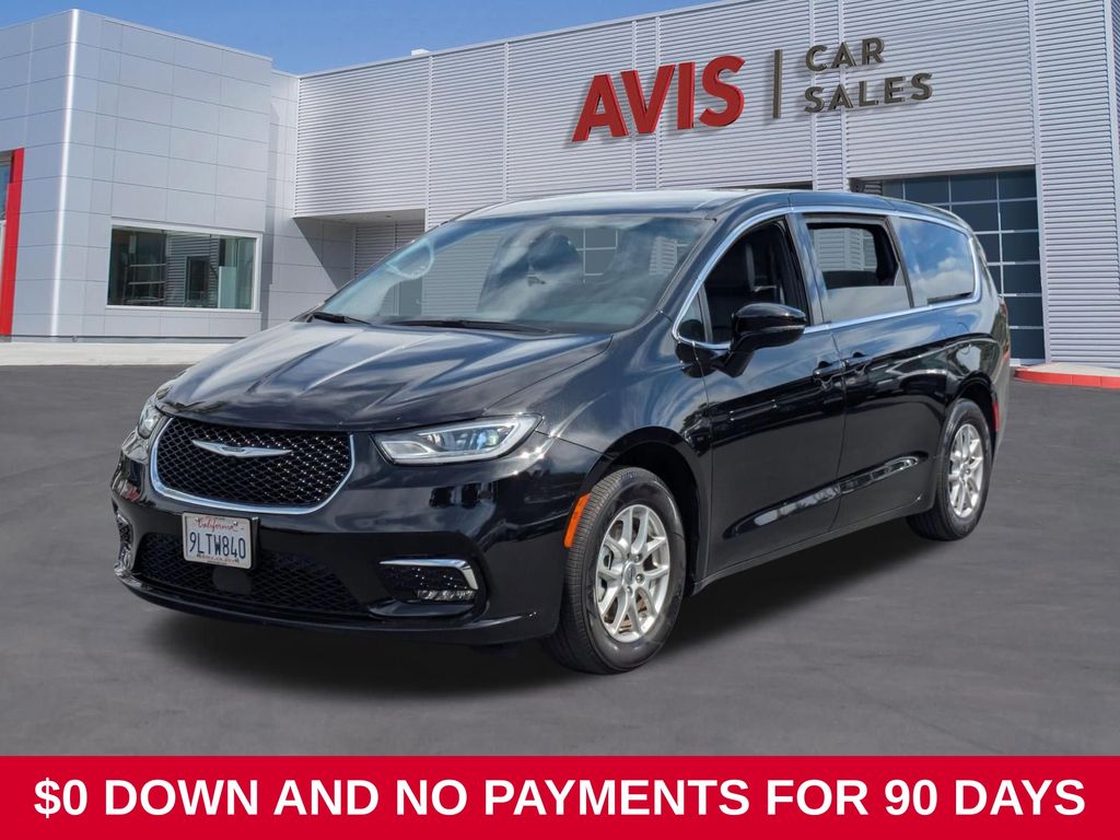 Diamond Black Crystal Pearlcoat 2025 Chrysler Pacifica Minivan Front-Wheel Drive 9-Speed Automatic