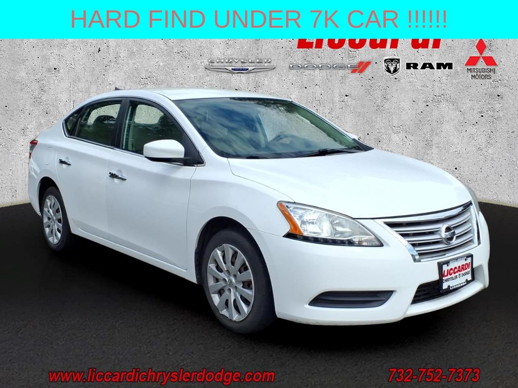White (Fresh Powder) 2015 Nissan Sentra Sedan Front-Wheel Drive Continuously Variable Transmission