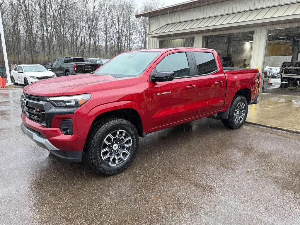 Radiant Red 2024 Chevrolet Colorado Pickup Truck Four-Wheel Drive 8-Speed Automatic
