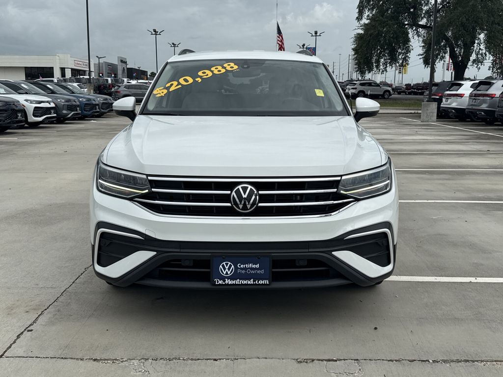 2023 Volkswagen Tiguan 2.0T S White at DeMontrond Gulf Freeway