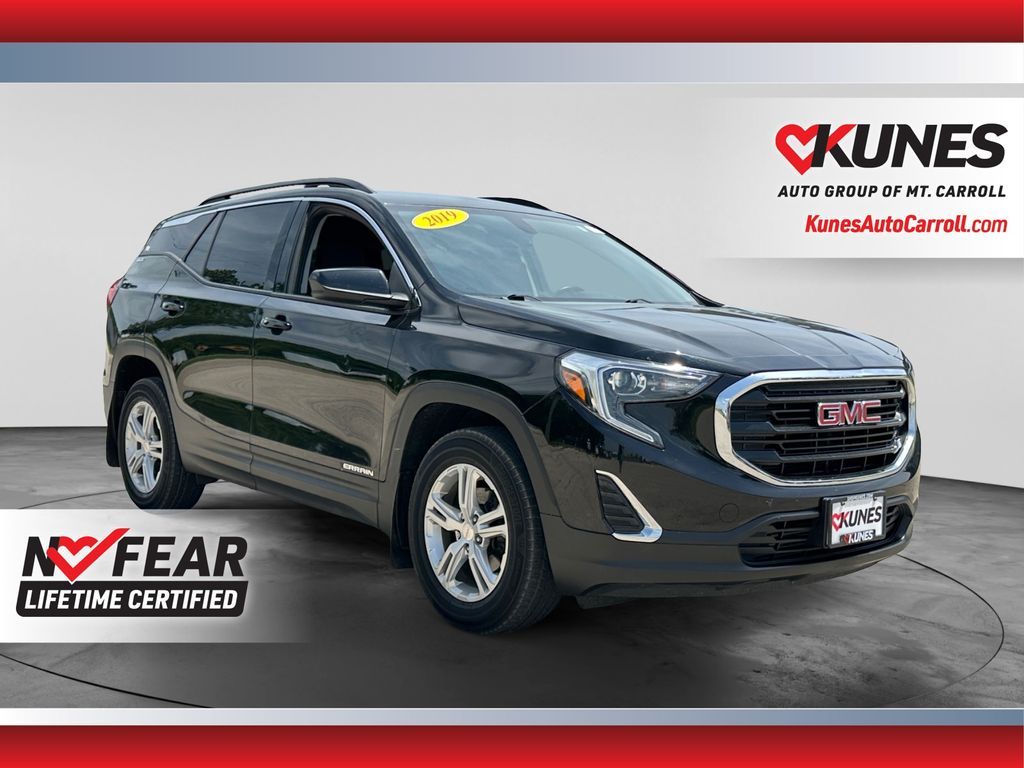 Black (Ebony Twilight Metallic) 2019 GMC Terrain SUV / Crossover Four-Wheel Drive 9-Speed Automatic