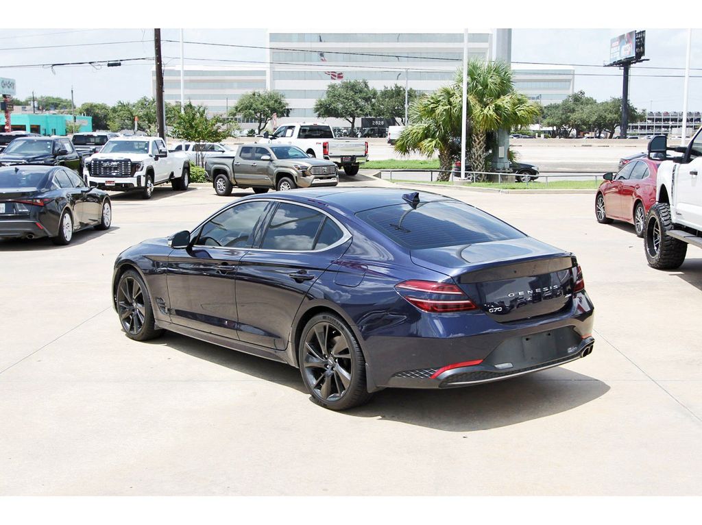 2023 Genesis G70 2.0T Blue at Don McGill Toyota