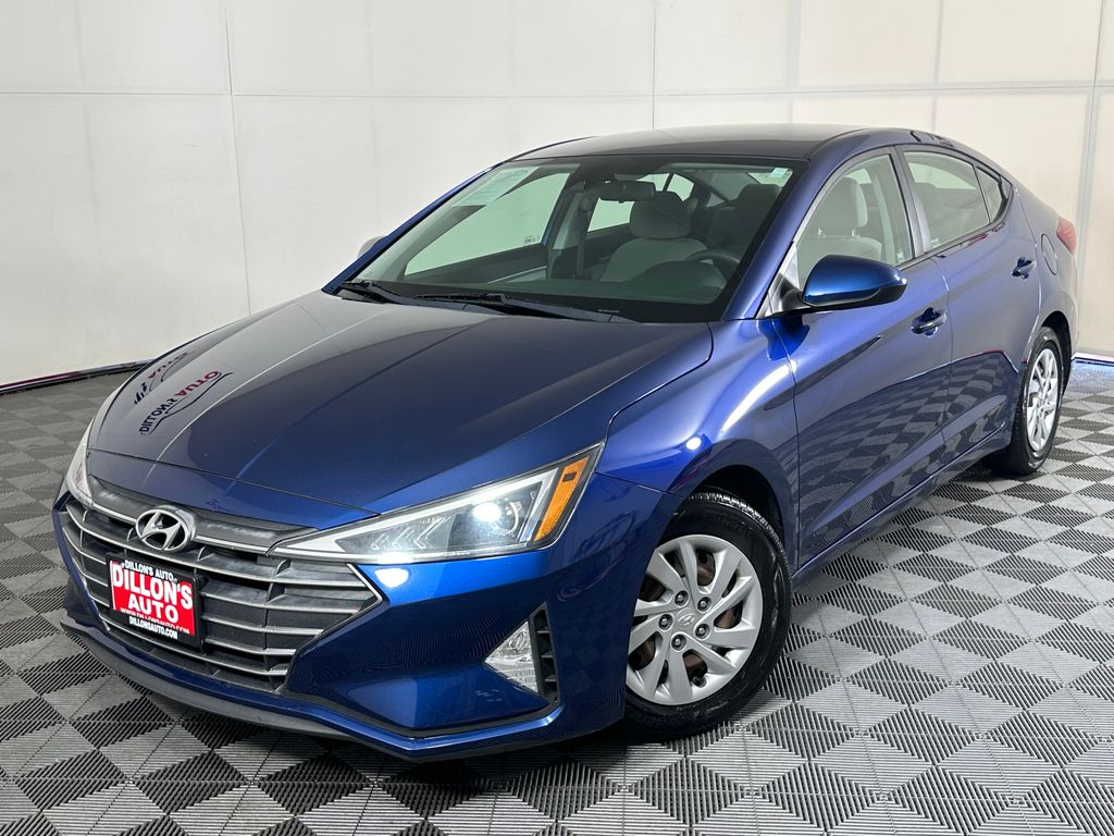 Lakeside Blue 2020 Hyundai Elantra Sedan Front-Wheel Drive Continuously Variable Transmission