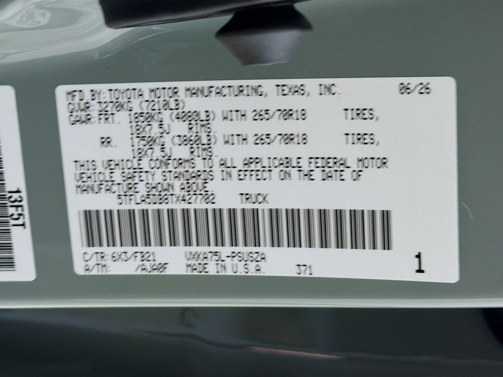 New 2026 Toyota Tundra Truck