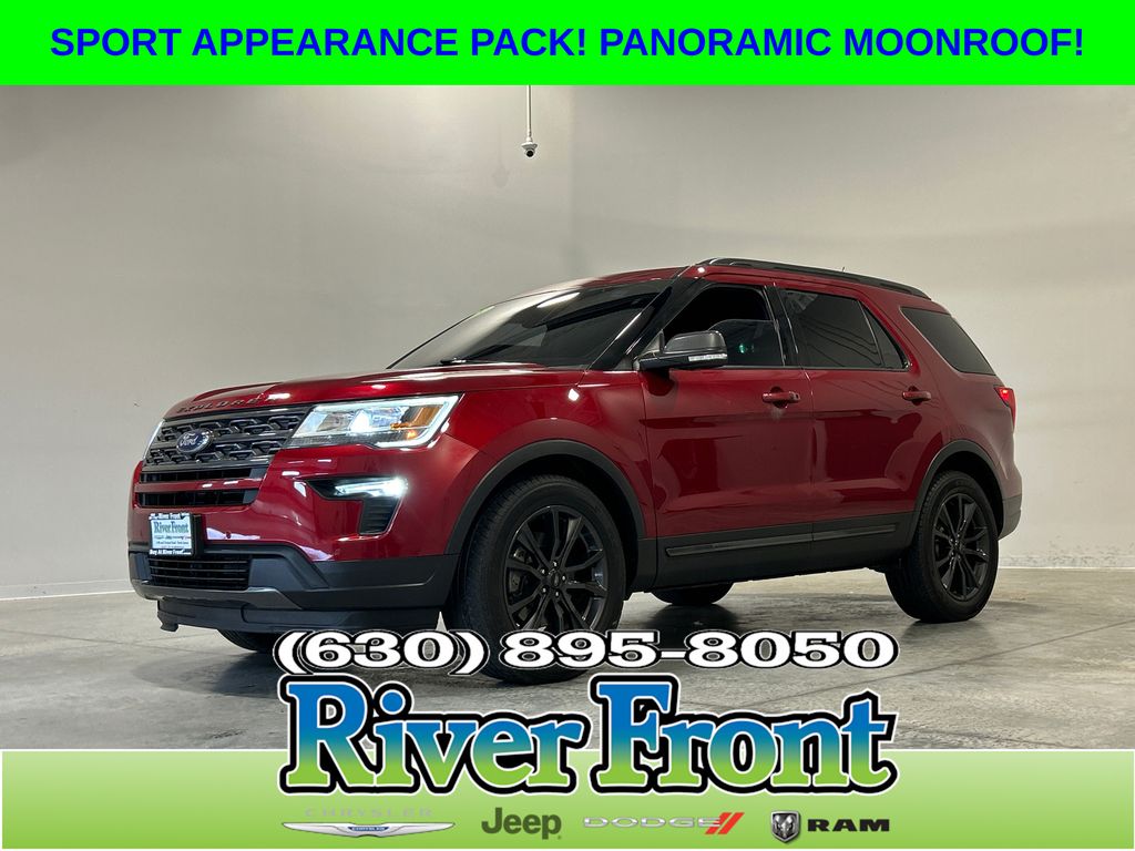 Ruby Red Metallic 2018 Ford Explorer SUV / Crossover All-Wheel Drive 6-Speed Automatic