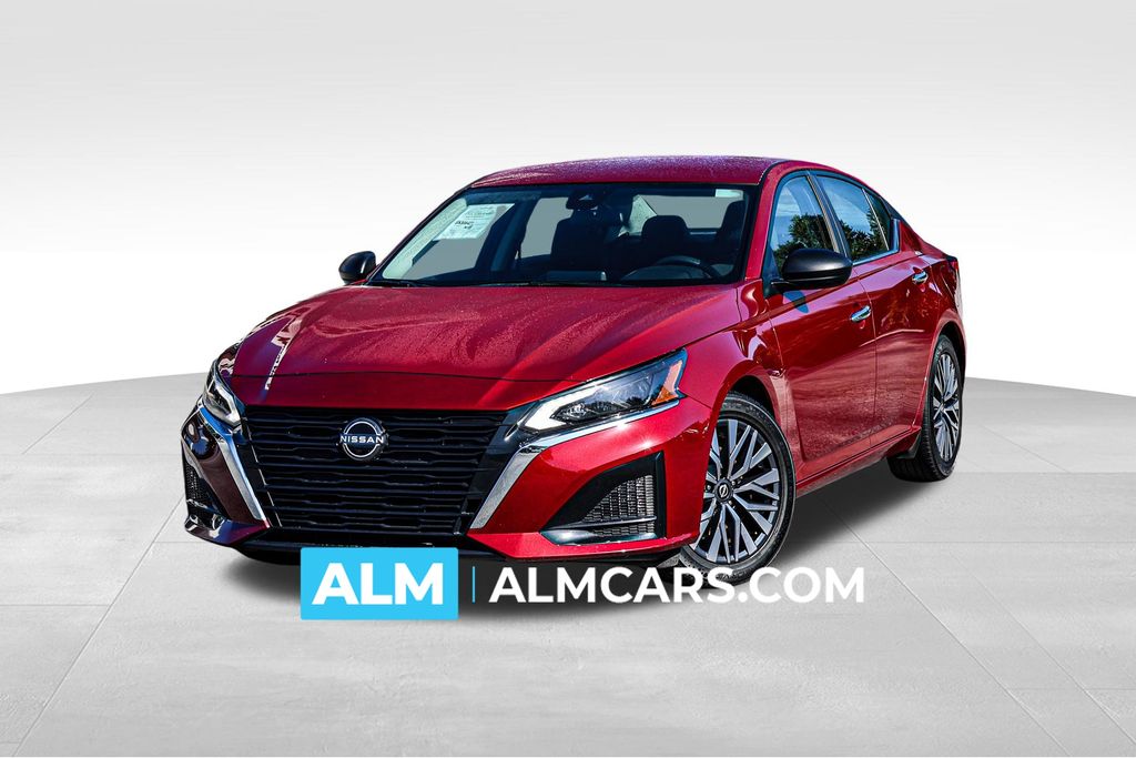 Red (Scarlet Ember) 2025 Nissan Altima Sedan Front-Wheel Drive Continuously Variable Transmission