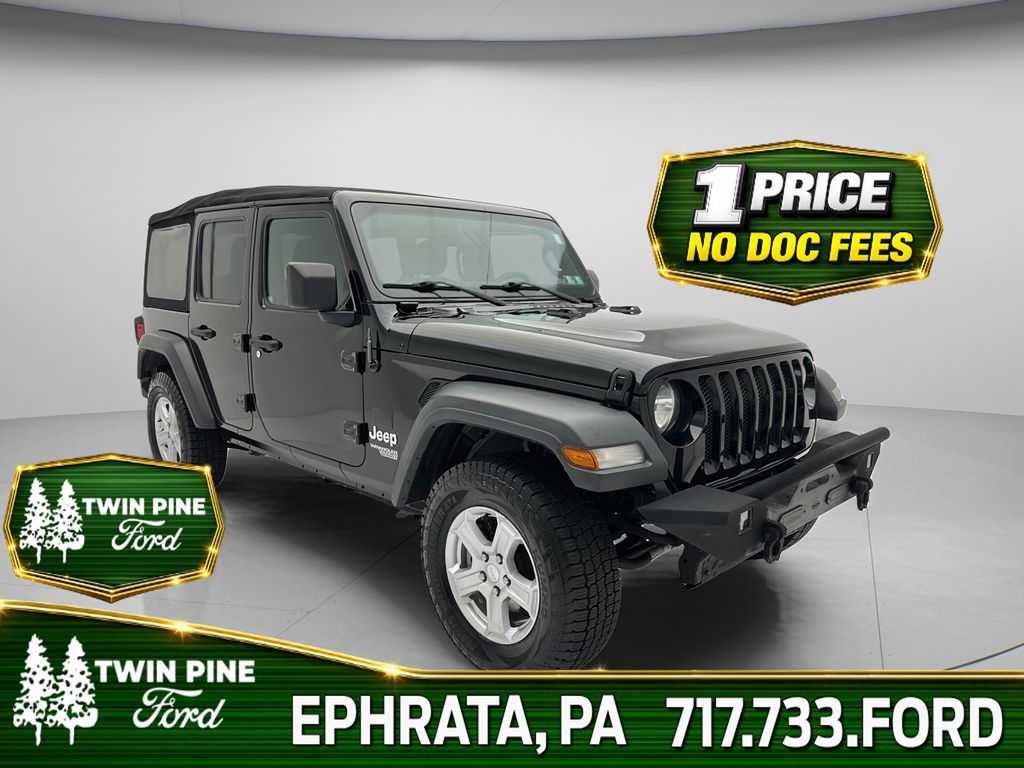 Black Clearcoat 2018 Jeep Wrangler SUV / Crossover Four-Wheel Drive 8-Speed Automatic