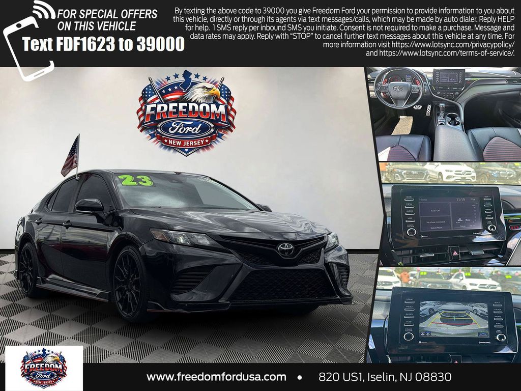 Midnight Black Metallic 2023 Toyota Camry Sedan Front-Wheel Drive 8-Speed Automatic
