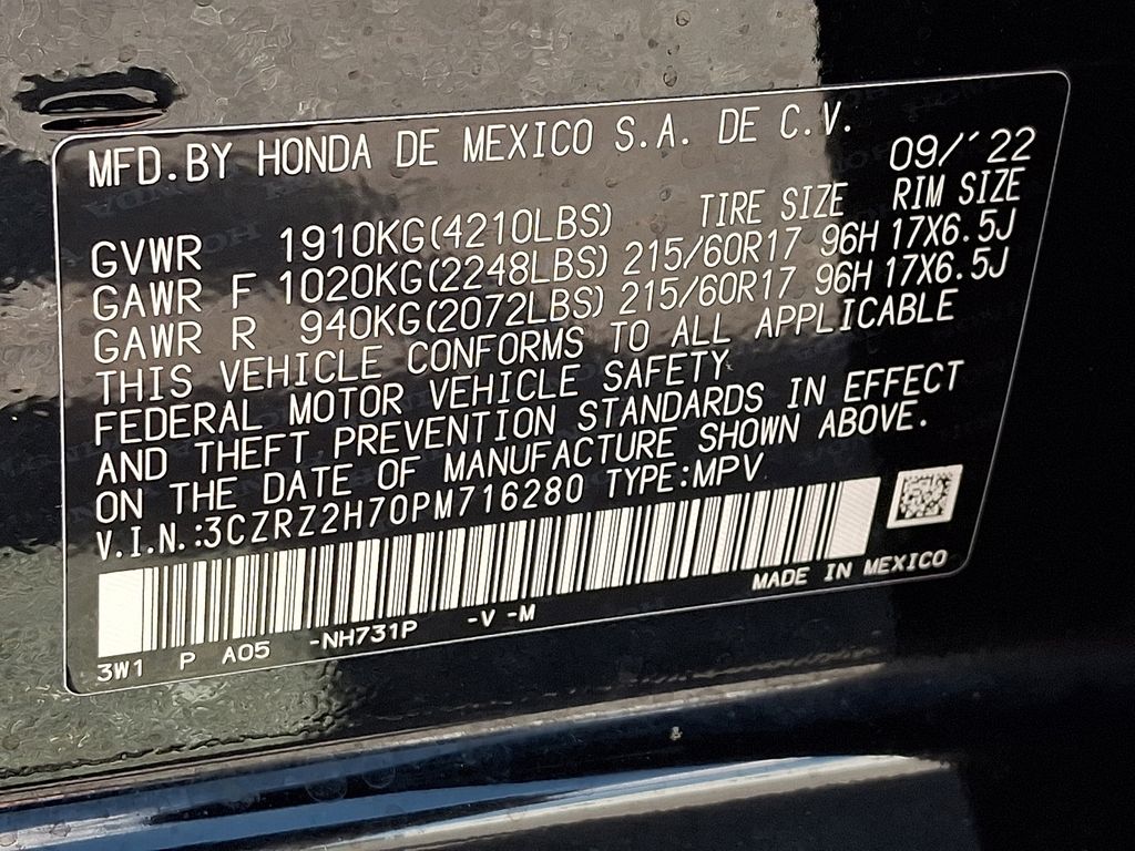2023 Honda HR-V EX-L  at South Hills Kia