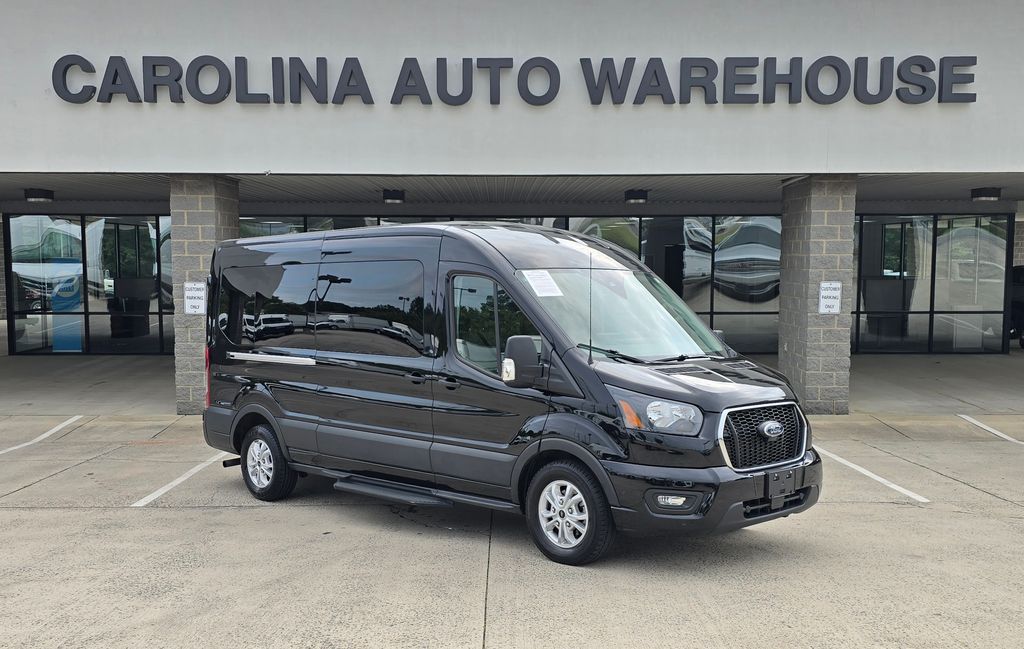Black Metallic 2025 Ford Transit Passenger Van Rear-Wheel Drive 10-Speed Automatic