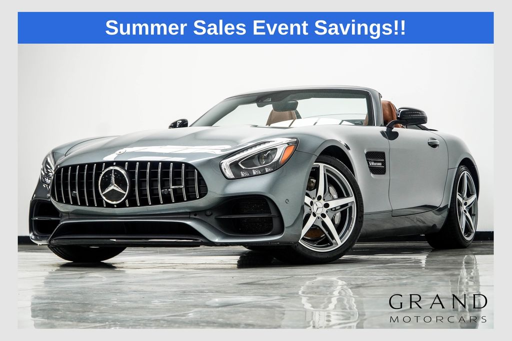 Selenite Gray Metallic 2018 Mercedes-Benz AMG GT Convertible Rear-Wheel Drive 7-Speed Automatic