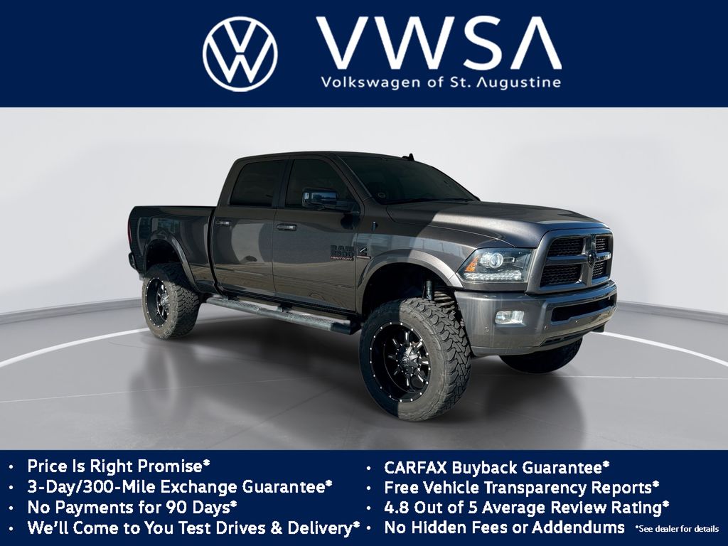 Gray (Granite Crystal Metallic Clearcoat) 2016 RAM 2500 Pickup Truck Four-Wheel Drive 6-Speed Automatic