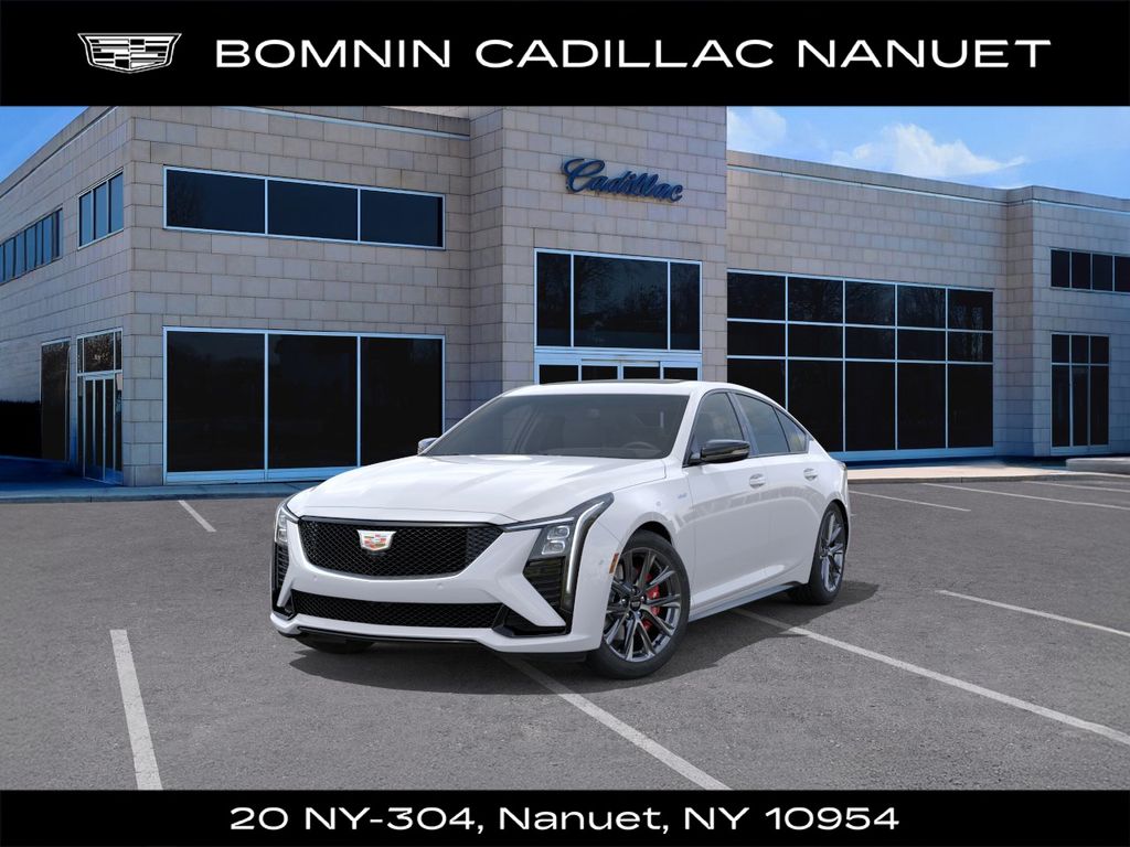 Summit White 2026 Cadillac CT5 V-Series AWD Sedan All-Wheel Drive Automatic