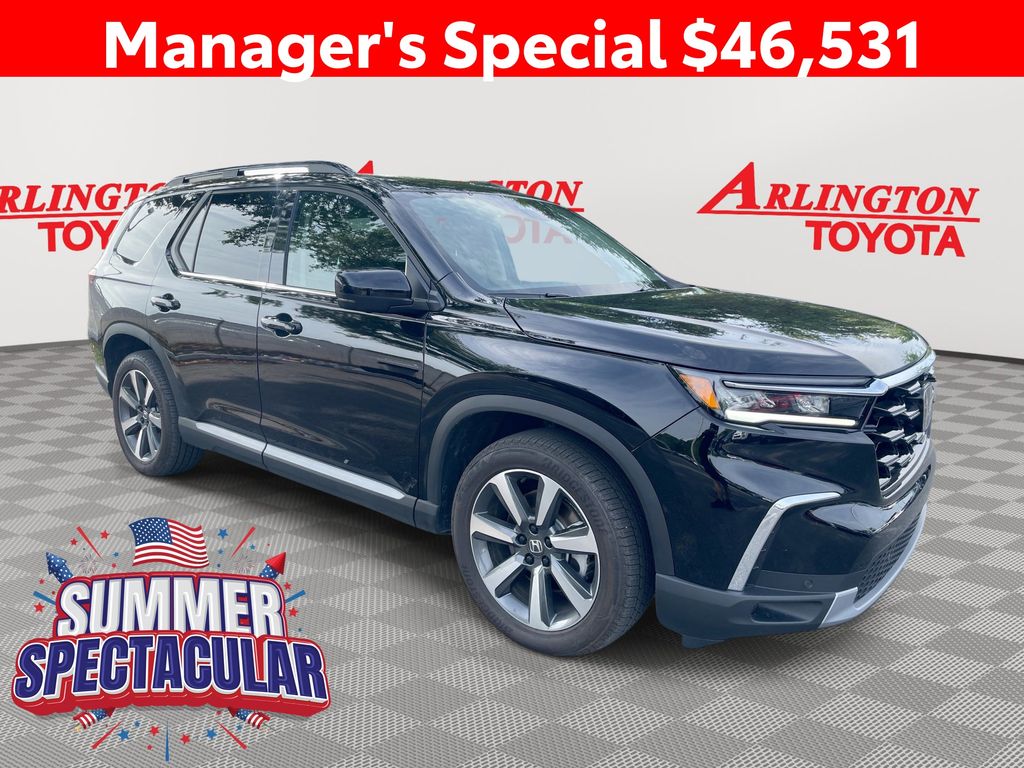 Crystal Black Pearl 2025 Honda Pilot SUV / Crossover All-Wheel Drive Automatic