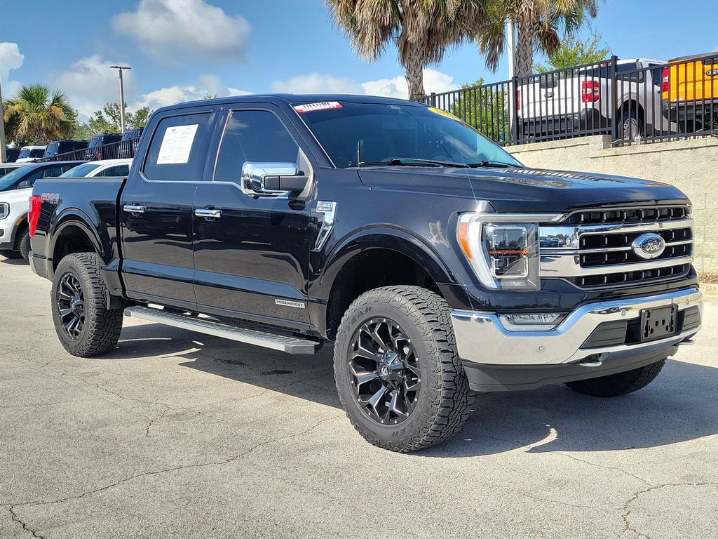 Agate Black Metallic 2022 Ford F-150 Pickup Truck Four-Wheel Drive Automatic