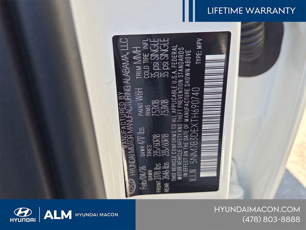 New 2026 White HYUNDAI SEL image 13