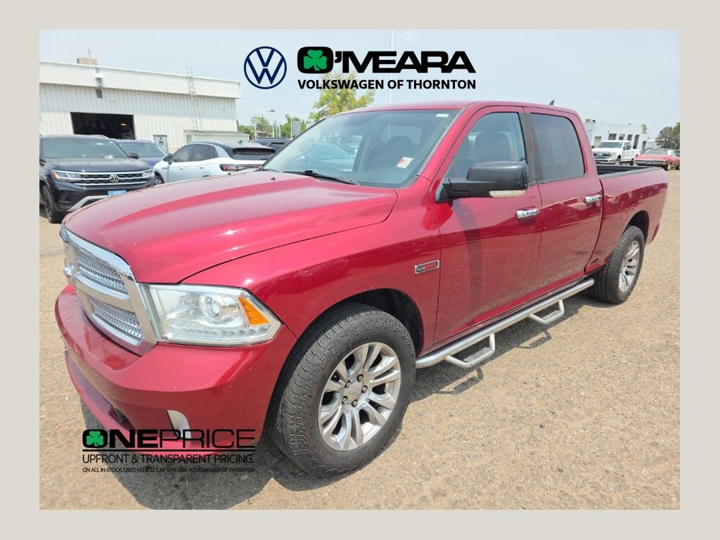 Deep Cherry Red Crystal Pearlcoat 2014 RAM 1500 Pickup Truck Four-Wheel Drive 8-Speed Automatic