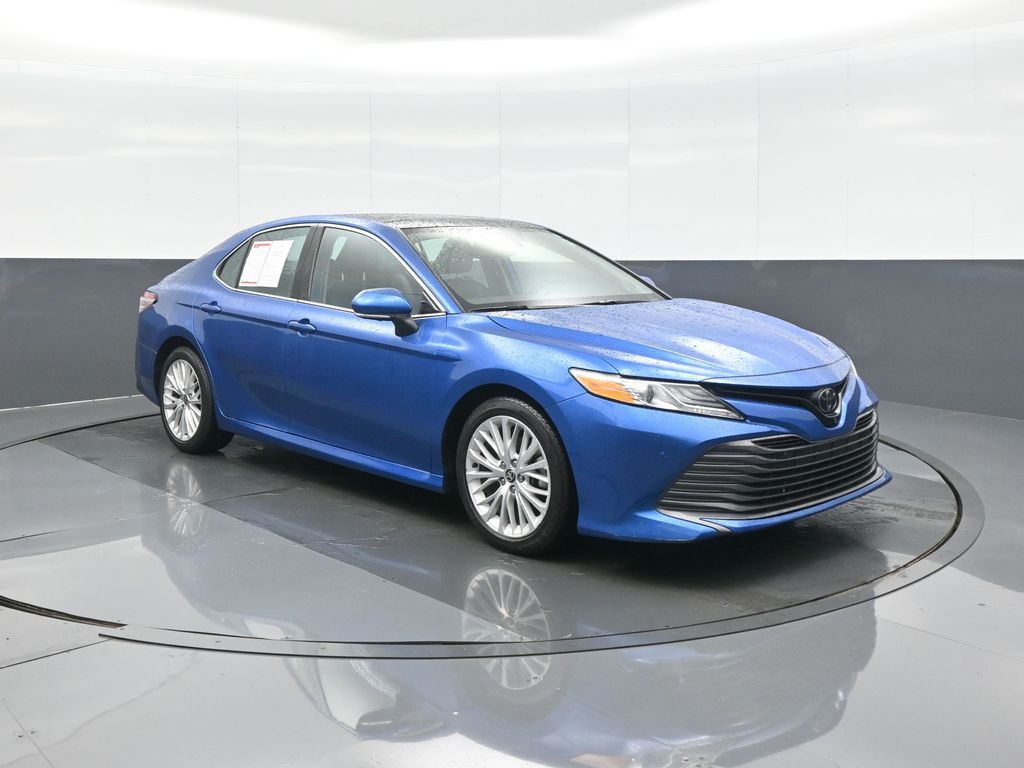 Blue Streak Metallic 2020 Toyota Camry Sedan All-Wheel Drive 8-Speed Automatic