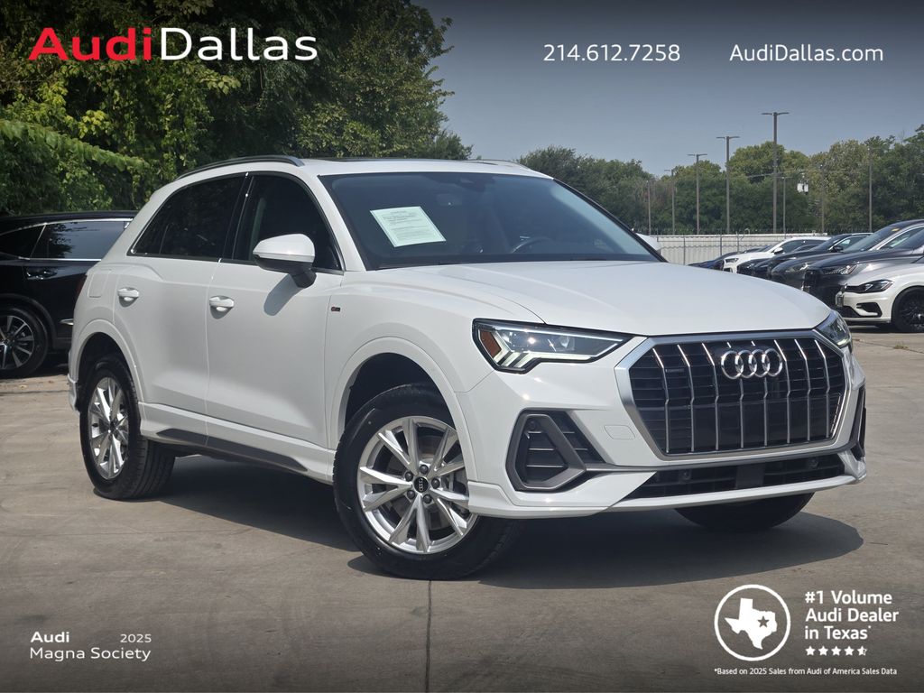 Glacier White Metallic 2024 Audi Q3 SUV / Crossover All-Wheel Drive 8-Speed Automatic