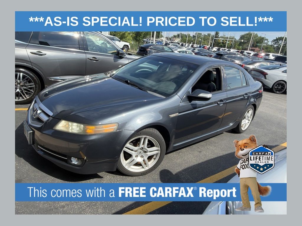 Gray 2007 Acura TL Sedan Front-Wheel Drive 5-Speed Automatic