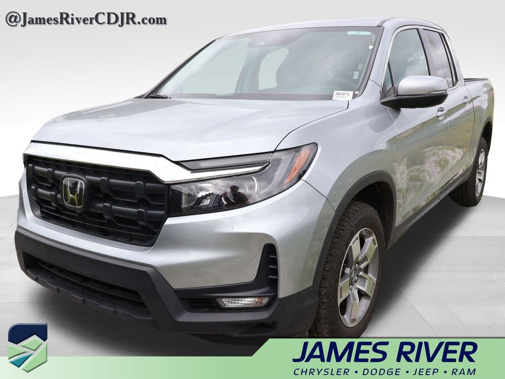 Crystal Black Pearl 2025 Honda Ridgeline RTL AWD Pickup Truck All-Wheel Drive 9-Speed Automatic