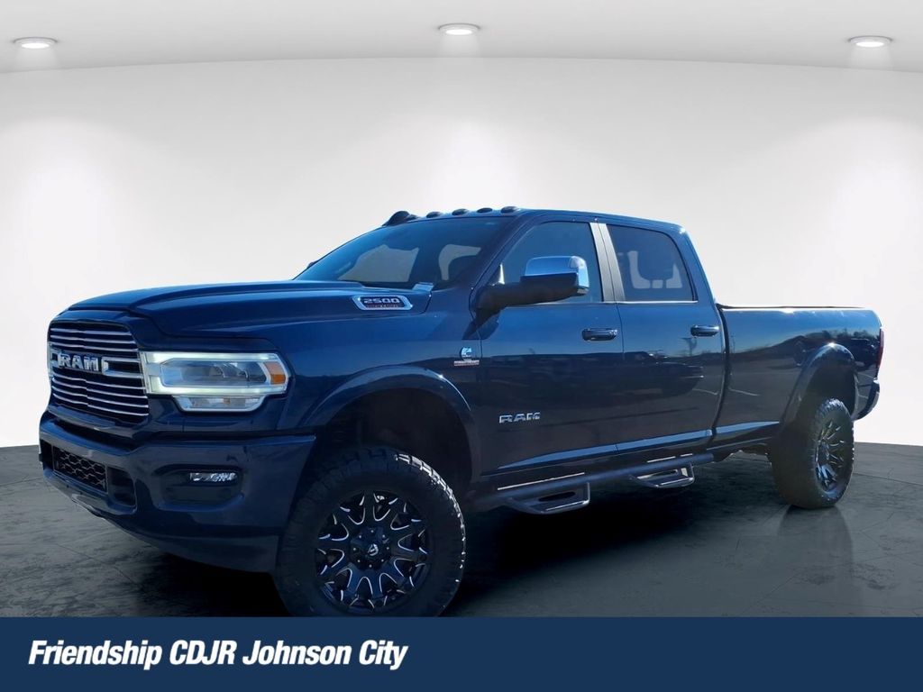 Patriot Blue Pearlcoat 2022 RAM 2500 Laramie Crew Cab LB 4WD Pickup Truck Four-Wheel Drive 6-Speed Automatic