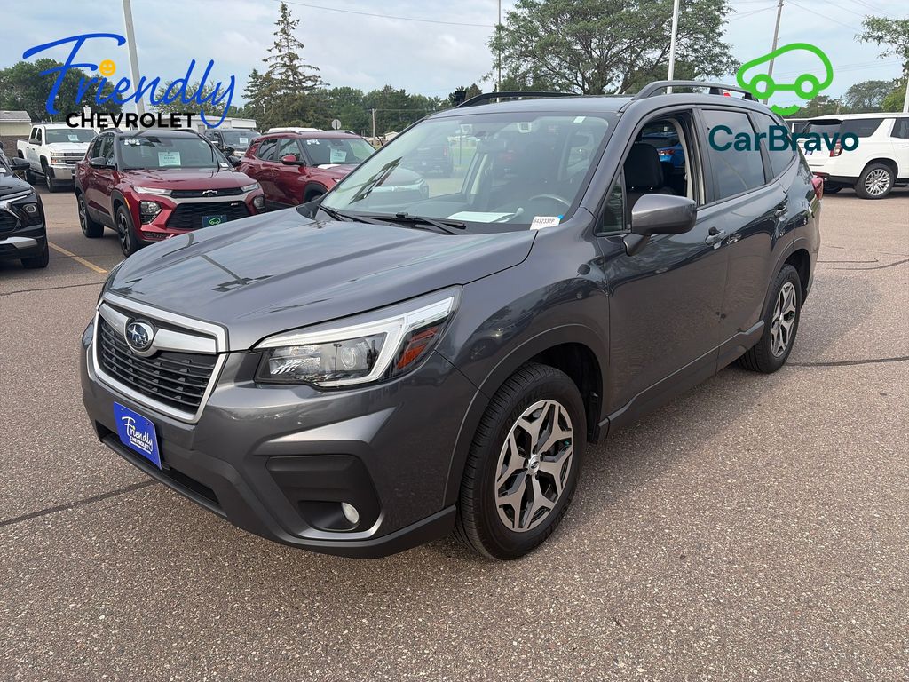 Magnetite Gray Metallic 2021 Subaru Forester SUV / Crossover All-Wheel Drive Continuously Variable Transmission