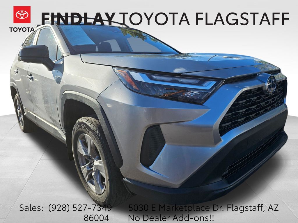 Silver Sky Metallic 2024 Toyota RAV4 Hybrid SUV / Crossover All-Wheel Drive Continuously Variable Transmission